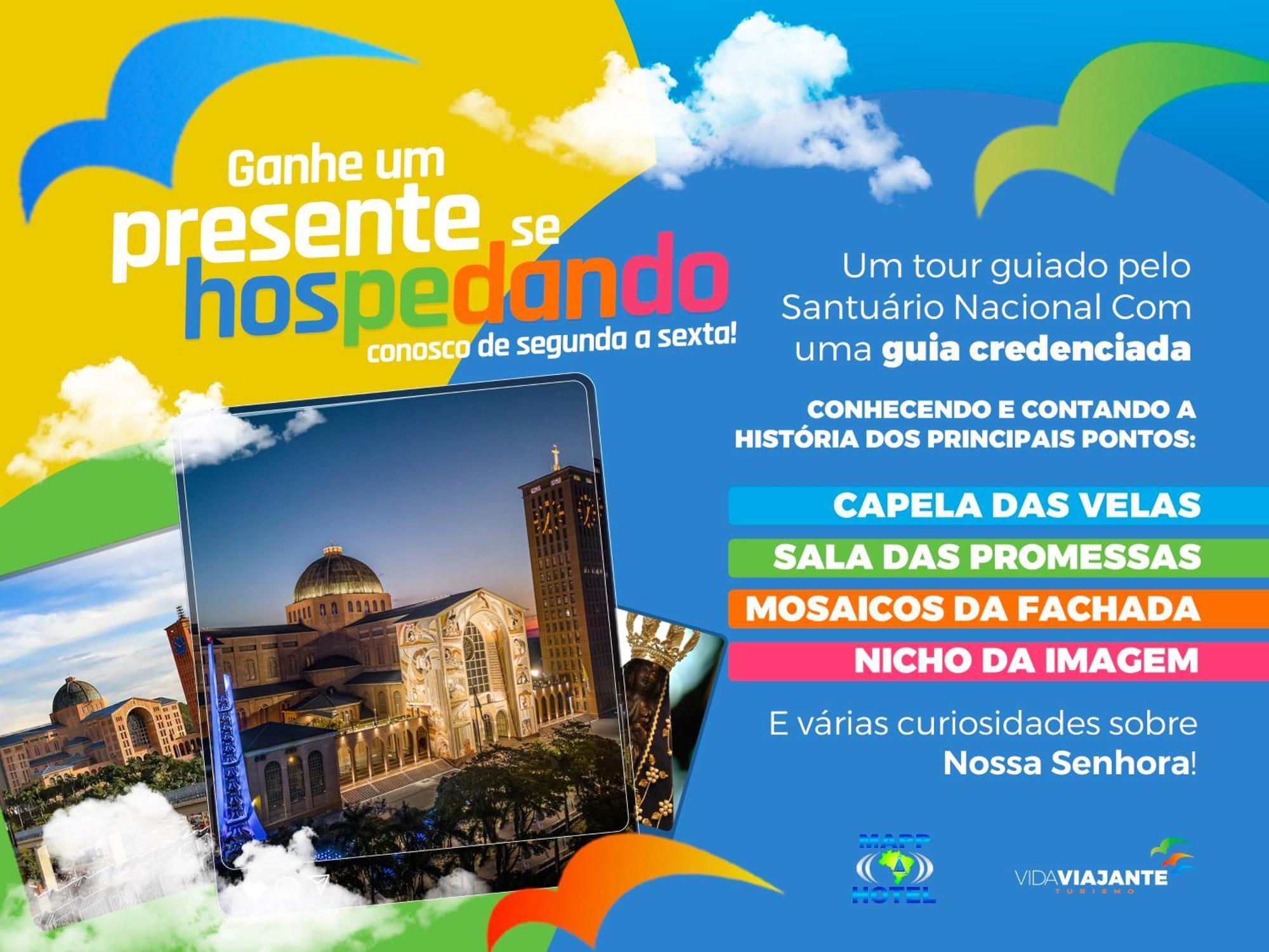 Mapp Hotel Aparecida-Sp ภายนอก รูปภาพ
